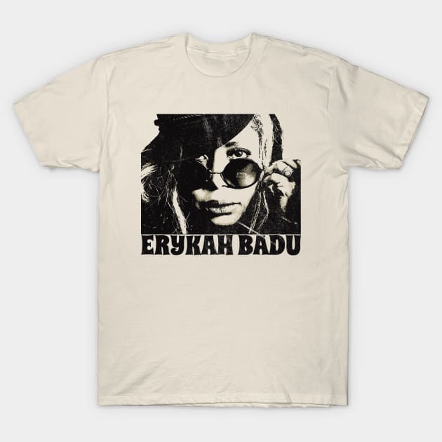 Erykah Badu retro vintage T-Shirt by LAKOSH